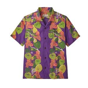 Patagonia Boys Luau Pataloha Shirt Colorful Lua Vacation Summer Hawaii Luau XXL